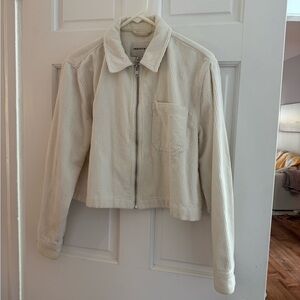 Women's Cream Corduroy Jacket